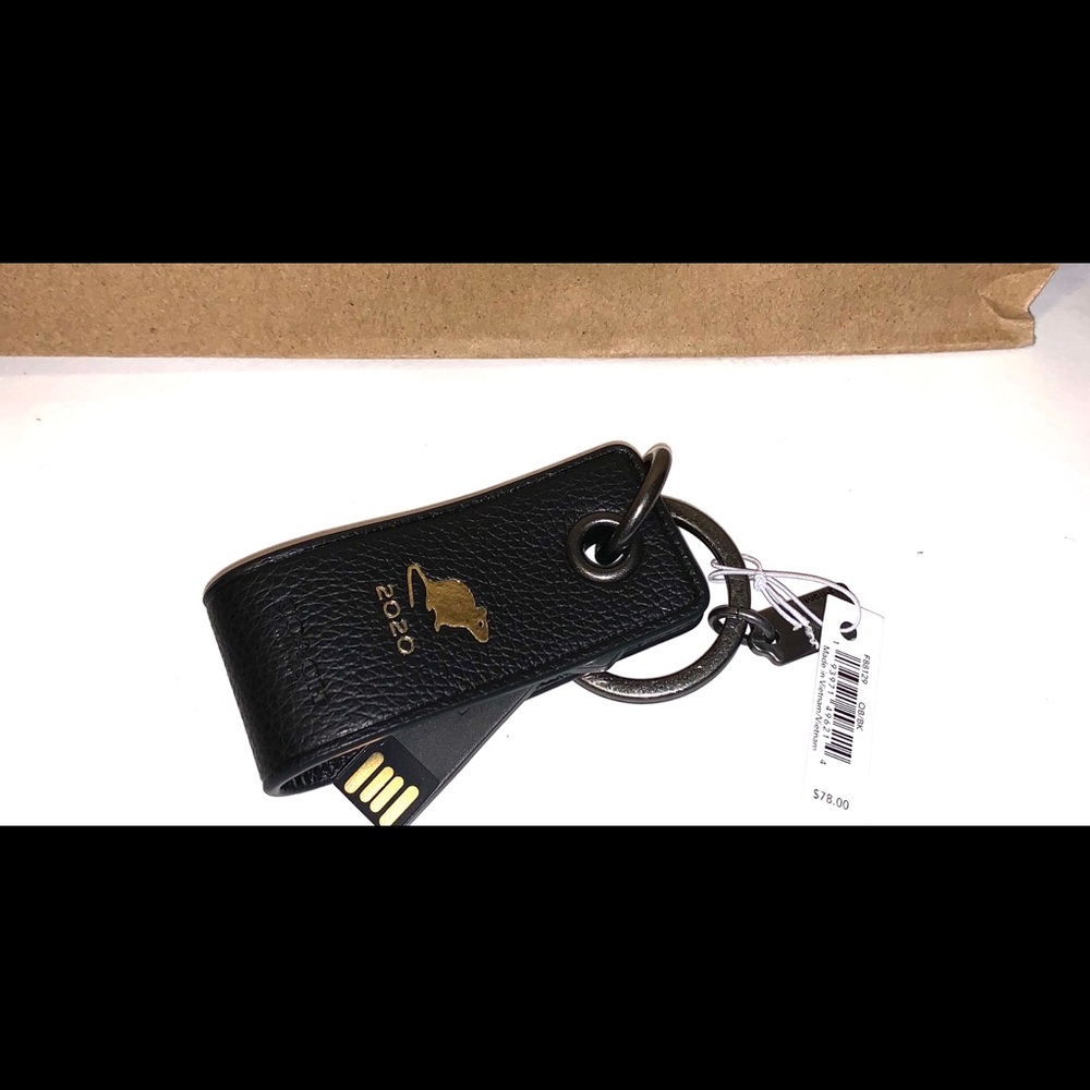 New Coach Lunar New Year 8gb Usb Key Fob With Rat
